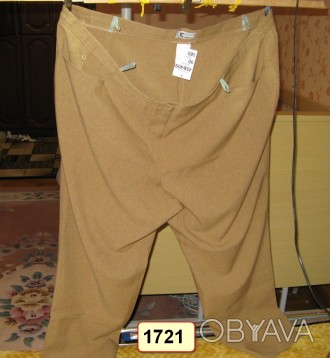 Продам жіночі брюки великого розміру 64-66.
Нові. Для весняно-літнього сезону.
. . фото 1