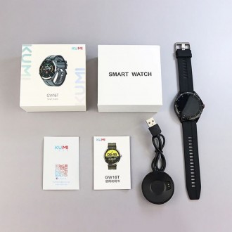 
 
 Чоловічий металевий смарт годинник Smart Watch KUMI GW16T
Підтримка українсь. . фото 6