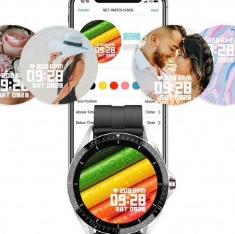 
 
 Чоловічий металевий смарт годинник Smart Watch KUMI GW16T
Підтримка українсь. . фото 10