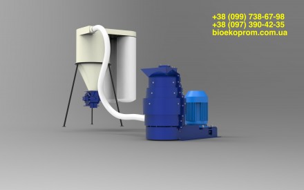 Роторно-вихровий млин для тонкого помелу потужністю 30 кВт - це високоефективне . . фото 4