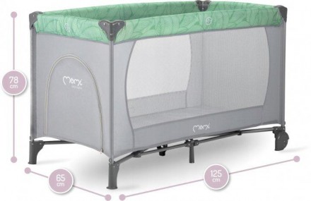 
Манеж кроватка для новорожденных MOMI BELOVE переносной складной от рождения до. . фото 3