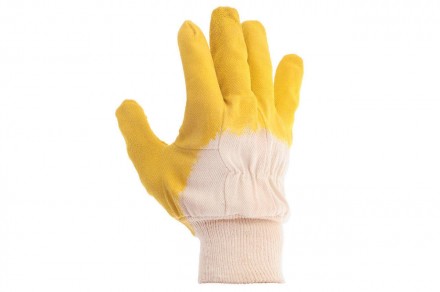 Рукавички робочі Intertool — 6 пар
Рукавички SP-0002 тканинні, покриті жовтим ри. . фото 3