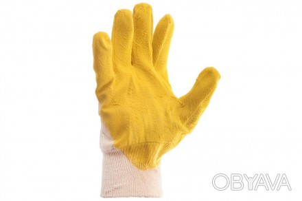 Рукавички робочі Intertool — 6 пар
Рукавички SP-0002 тканинні, покриті жовтим ри. . фото 1