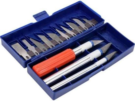 Набір скальпельних прецизійних ножів VOREL-76305 для використання в електроніці,. . фото 2