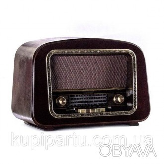 Аналоговый радиоприемник в стиле 20-го века с современными техническими характер. . фото 1