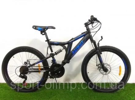 Гірський велосипед Azimut Blackmount 26 GD чорно-синій
Azimut Blackmount - нова . . фото 2