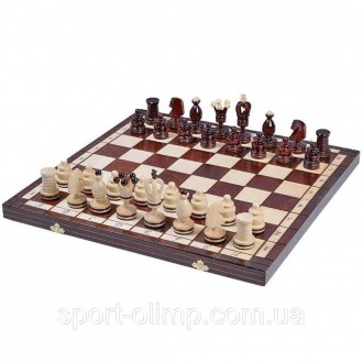 Шахматы деревянные Королевские сувенирные инкрустированные 49,5 на 49,5 см Натур. . фото 3