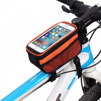 Влагозащитная сумка для телефона на раму велосипеда Mountain Road B-SOUL
Марка: . . фото 4