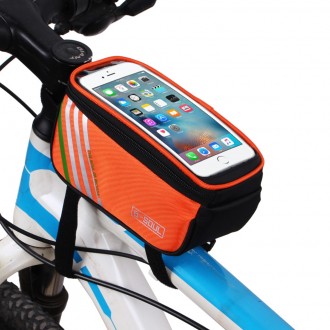 Влагозащитная сумка для телефона на раму велосипеда Mountain Road B-SOUL
Марка: . . фото 3