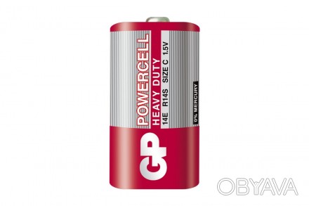 Цена за 1 батарейку. Батарейки GP Powercell R14 - качественный и доступный источ. . фото 1