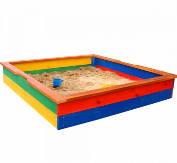 
Детская деревянная цветная песочница ТМ Sportbaby, размер 0,23х1,45х1,45м
Описа. . фото 4