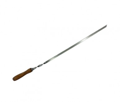 
Шампур для шашлыка с деревянной ручкой плоский 
 
 
Упругий коррозионно стойкий. . фото 3