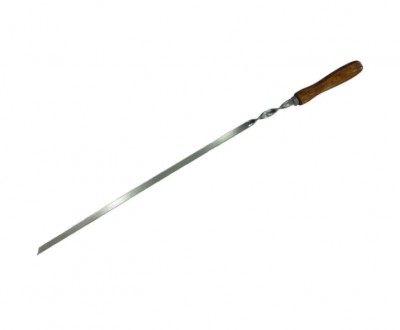 
Шампур для шашлыка с деревянной ручкой плоский 
 
 
Упругий коррозионно стойкий. . фото 5