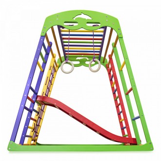 
Дитячий різнокольоровий ігровий майданчик з гіркою «ЮнгаPlus 1» ТМ . . фото 9