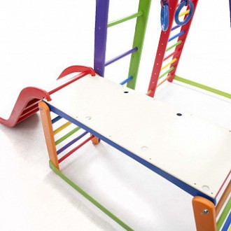 
Детская разноцветная игровая площадка с горкой «Акварелька Plus 1-1&raquo. . фото 5