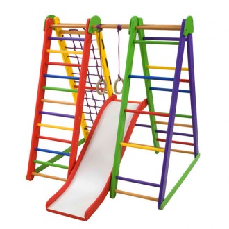 
Детская разноцветная игровая площадка с горкой «Эверест-4» ТМ Sport. . фото 2