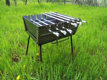 
Мангал-чемодан на 6 шампуров (холоднокатанный) x 1,5 мм
 
Мангалы в виде чемода. . фото 5