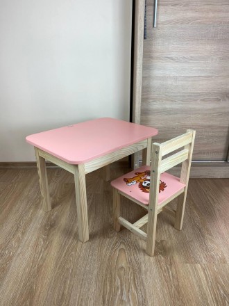 
Детский персиковый столик с откидной столешницей и со стульчиком ТМ "МАСЯ"
Опис. . фото 6