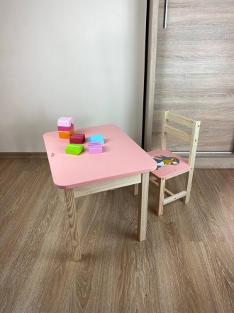 
Детский персиковый столик с откидной столешницей и со стульчиком ТМ "МАСЯ"
Опис. . фото 4