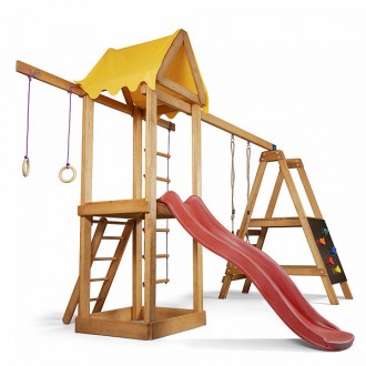  
Дитячий ігровий комплекс з гіркою, гойдалкою, скелелазкою "Babyland-20" ТМ Spo. . фото 5