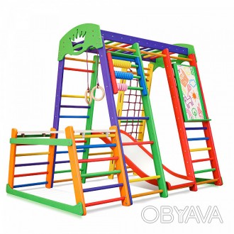 Детский спортивный уголок для дома «Акварелька Plus 1-3» ТМ SportBaby, размеры 1