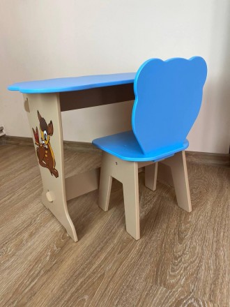 
Голубой детский стол-парта "Облако" со стулом фигурным
Описание
Размеры столика. . фото 10
