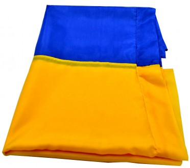 Прапор виготовлено з двох смуг однакового розміру з нейлону жовтого та синього к. . фото 4