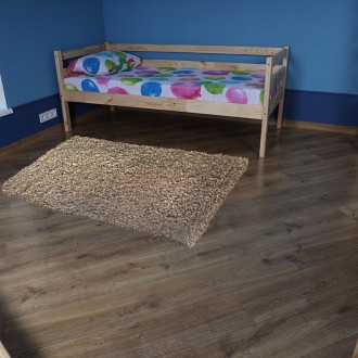 Описание Подростковая детская кровать 
Спальное место: 80*190см
Габариты кровати. . фото 2