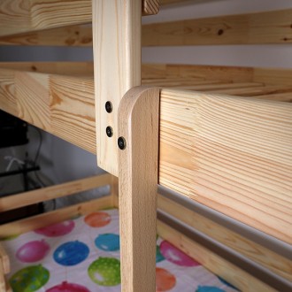 Описание Двухъярусная детская кровать с ящиками 
В комлект входит
Комплект ящико. . фото 5