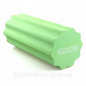 Масажний ролик EDGE профільований YOGA Roller EVA RO3-45 зелений (45*15см.)
Ефек. . фото 4