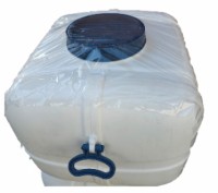 Місткість біла пластикова 100 літрів
Пластиковий прямокутний харчовий бак &mdash. . фото 2