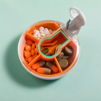 Резак делитель для таблеток с таблетницей на 4 ячейки 
 
 
Резак для таблеток &m. . фото 7