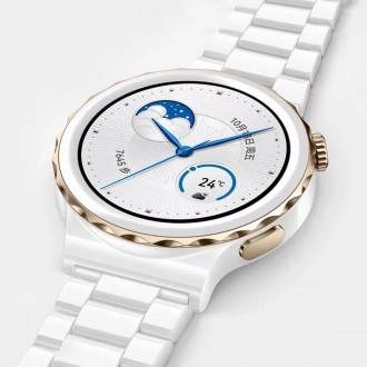 ФУНКЦИИ Uwatch GT3 Pro Ceramic White: 
	Измерение сердечного пульса
	Измерение к. . фото 3