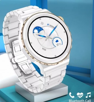 ФУНКЦИИ Uwatch GT3 Pro Ceramic White: 
	Измерение сердечного пульса
	Измерение к. . фото 4