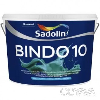 Опис
SADOLIN BINDO 10 Стійка до миття фарба для стін
 
	Має дуже гарну покривані. . фото 1