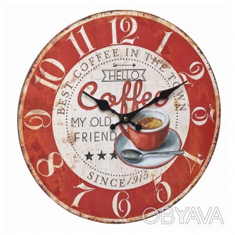 Часы настенные на кухню TFA VINTAGE COFFEE 60304512
Привнесите ностальгию в свой. . фото 1