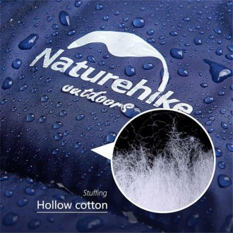  
Опис спальниого мішка-пончо Naturehike NH18D010-P, Hollow cotton:
Спальний міш. . фото 5