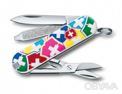 
Швейцарский карманный армейский нож Victorinox Classic SD в достаточно необычно. . фото 1