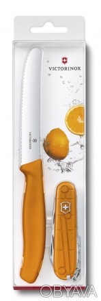 Набор ножей Victorinox Color Twins orange
 
Лимитированное издание в неоново-ора. . фото 1