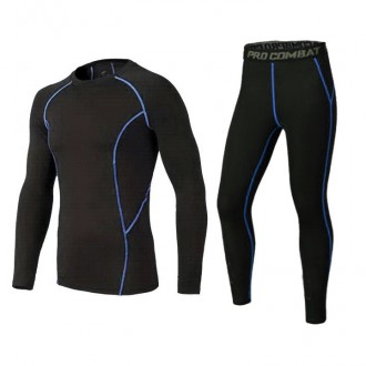 Термобелье детское для футбола FENTA комплект Black/Blue 115-125 см (3196). Киев. фото 1 Термобелье детское для футбола FENTA комплект Black/Blue 115-125 см (3196). Киев. фото 1