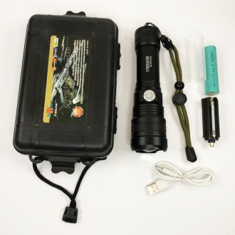 Фонарь P512-HP50 - удобный ручной фонарь, который работает от аккумулятора и от . . фото 2