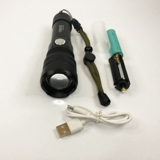 Фонарь P512-HP50 - удобный ручной фонарь, который работает от аккумулятора и от . . фото 6