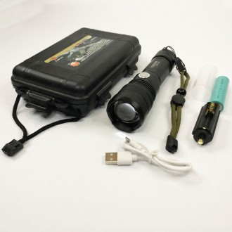 Фонарь P512-HP50 - удобный ручной фонарь, который работает от аккумулятора и от . . фото 5
