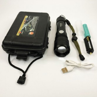 Фонарь P512-HP50 - удобный ручной фонарь, который работает от аккумулятора и от . . фото 4