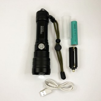 Фонарь P512-HP50 - удобный ручной фонарь, который работает от аккумулятора и от . . фото 9