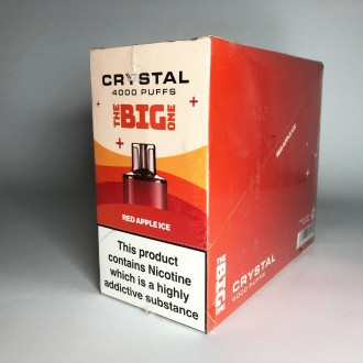 Одноразовая вейп-капсула Big One Crystal 4000
До 4000 затяжек
Встроенный аккумул. . фото 3