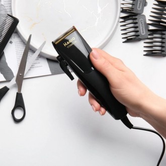 Машинка для стрижки волос Magio MG-591 позволяет не только экономить свое время,. . фото 4