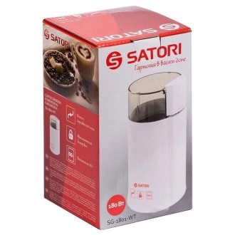 Эта кофемолка от компании SATORI выполнена в классической белой расцветке. Её ко. . фото 3