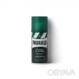 Пена для бритья Proraso Green Line Shaving Refreshing с эвкалиптом и ментолом по. . фото 1
