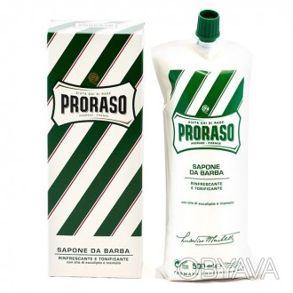 Крем для бритья Proraso Green Line Barber Choise с эвкалиптом и ментолом подходи. . фото 1